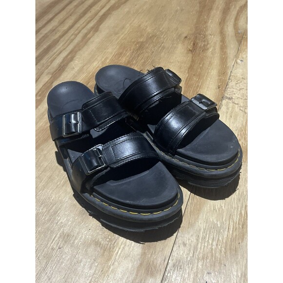 Dr Marten Myles M9 W10 Unisex Black Slip On Leather main image 11